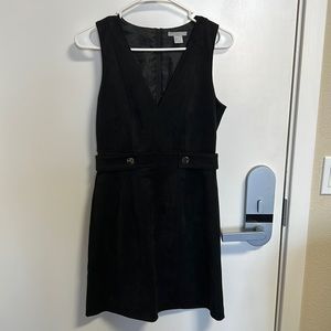 H&M dress, black, looks like suede, size 6